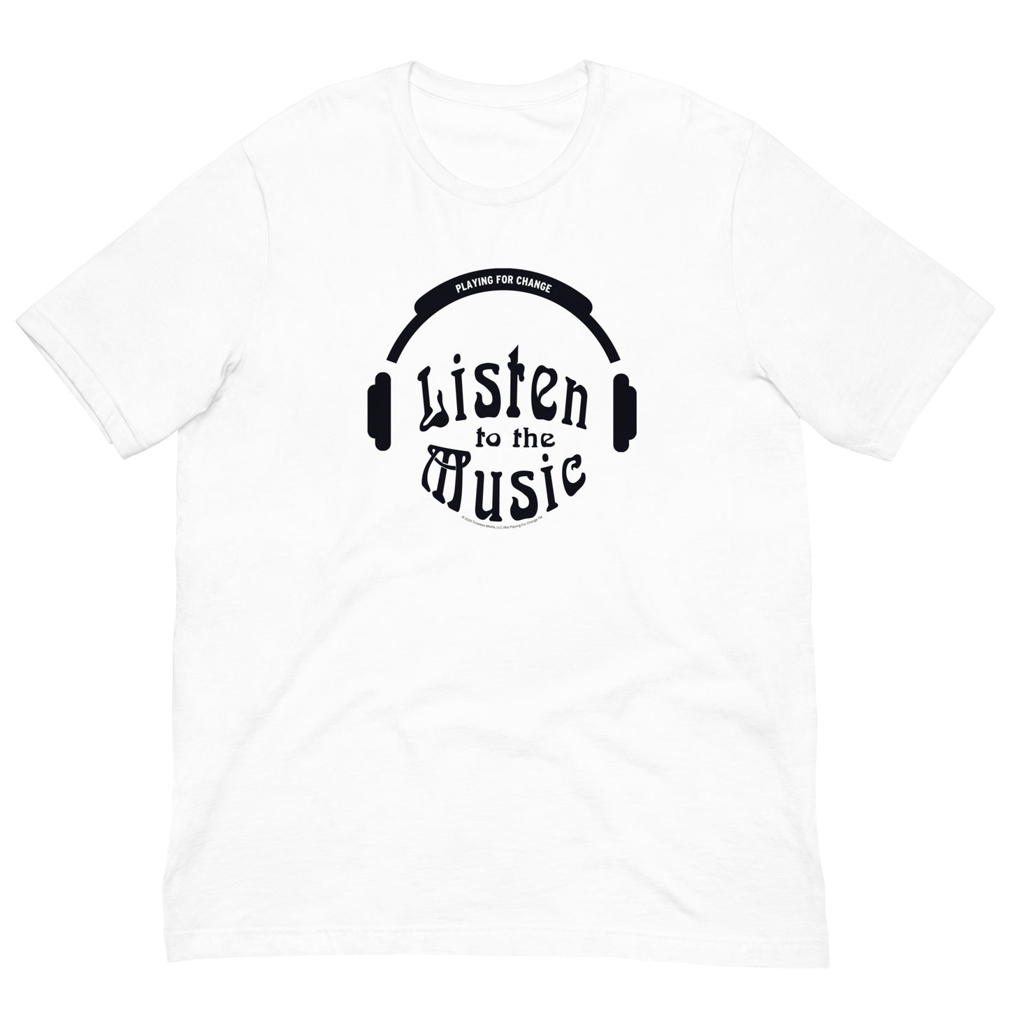 Listen to the Music White T-Shirt