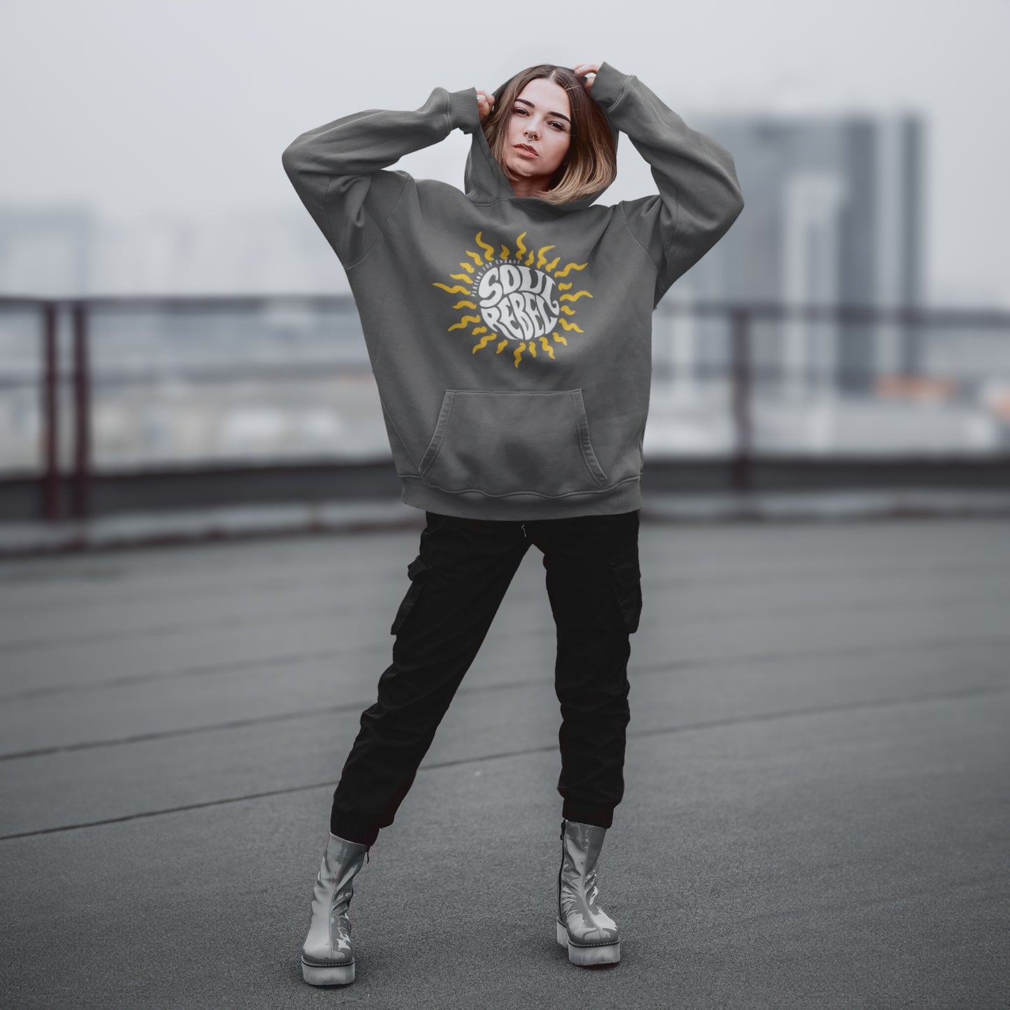 Soul Rebel Sun Logo Pullover Fleece