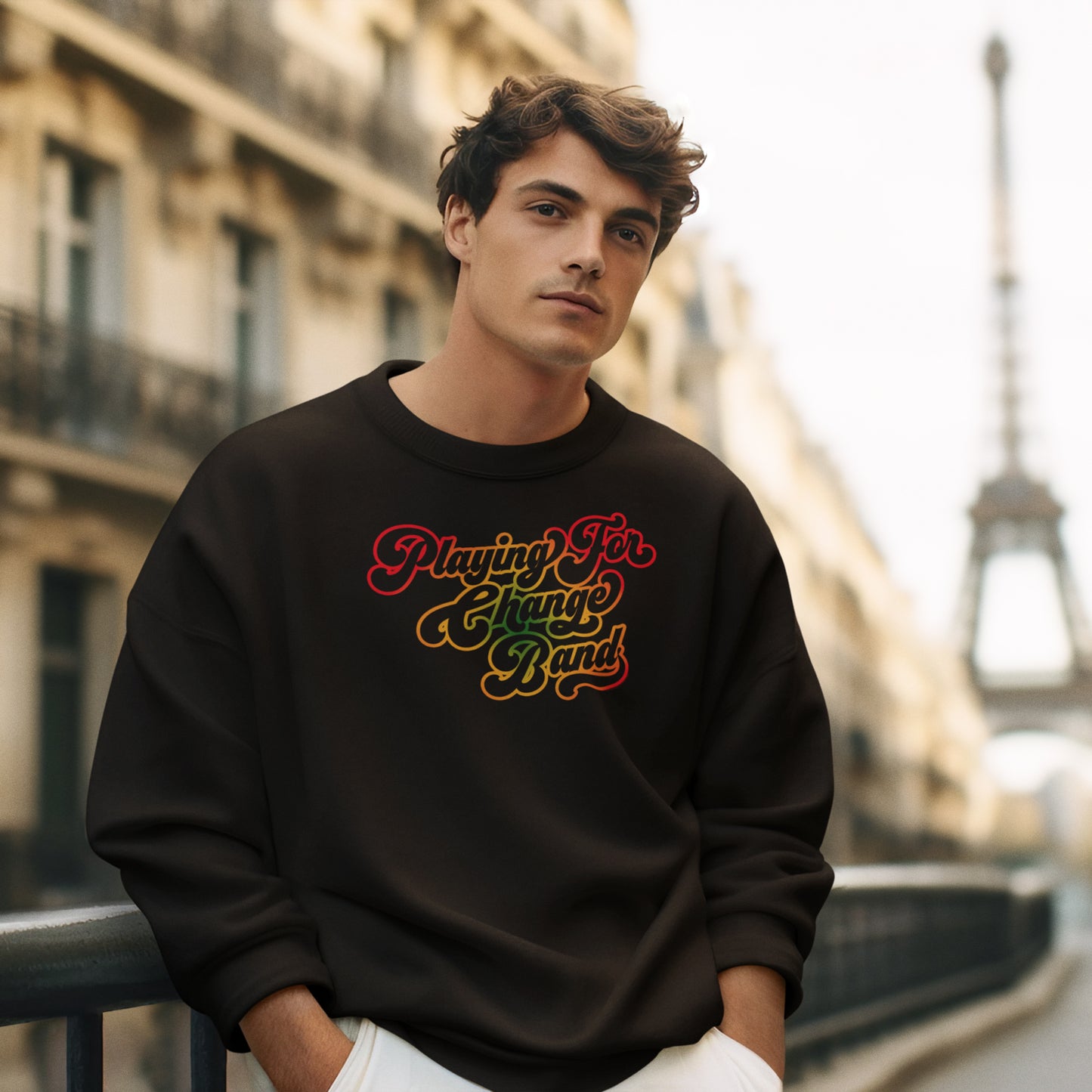 Playing For Change Retro Script Sweatshirt