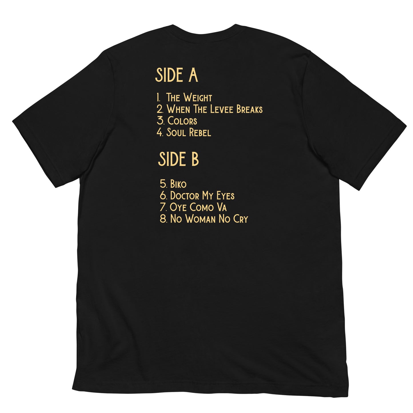 Songs For Humanity Double Sided T-Shirt