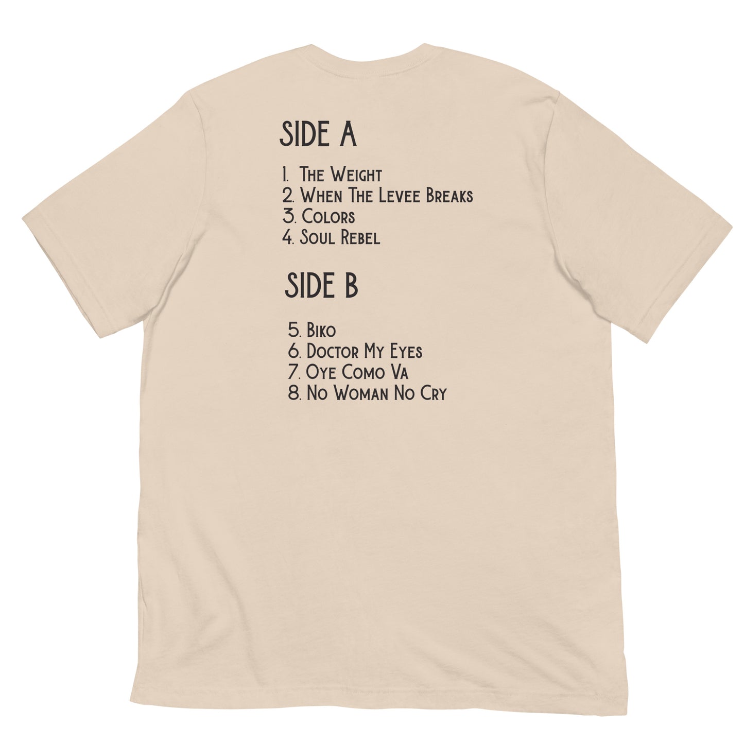 Songs For Humanity Double Sided T-Shirt