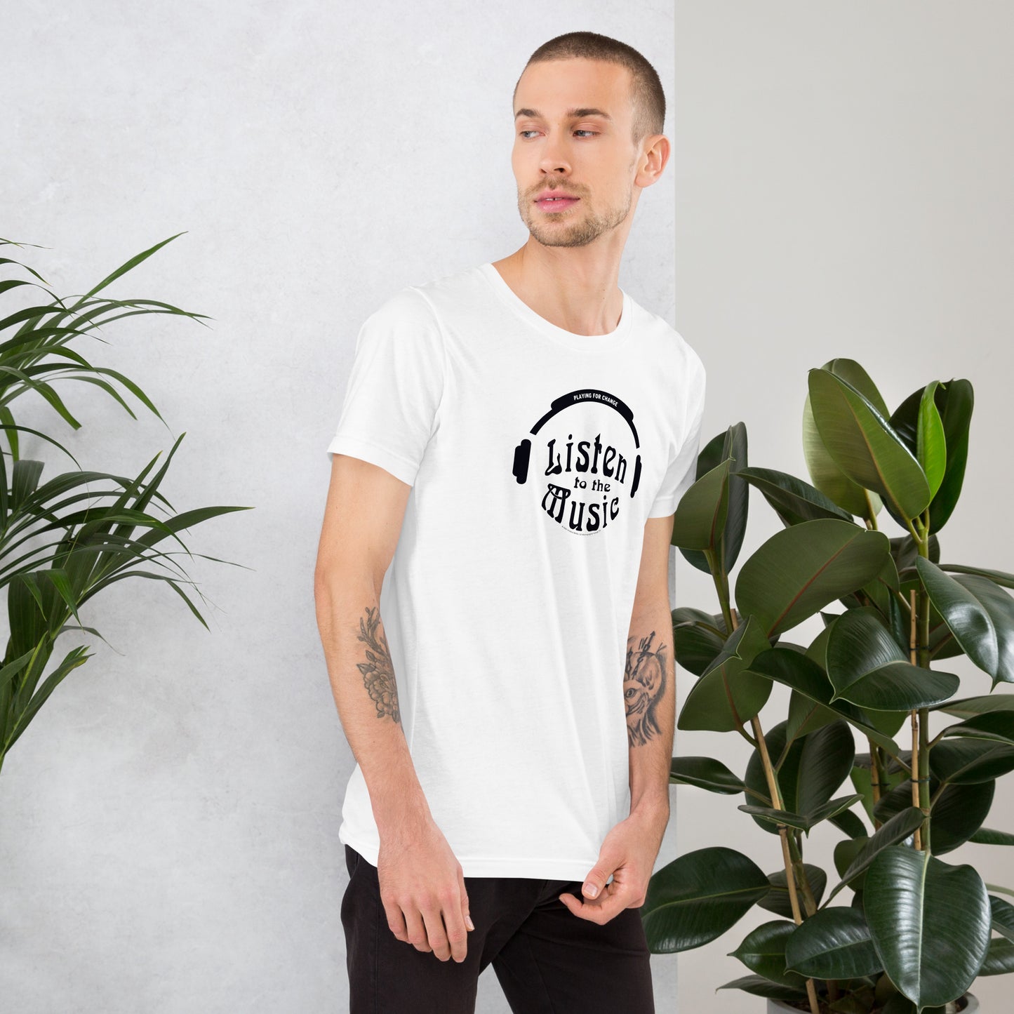 Listen to the Music White T-Shirt