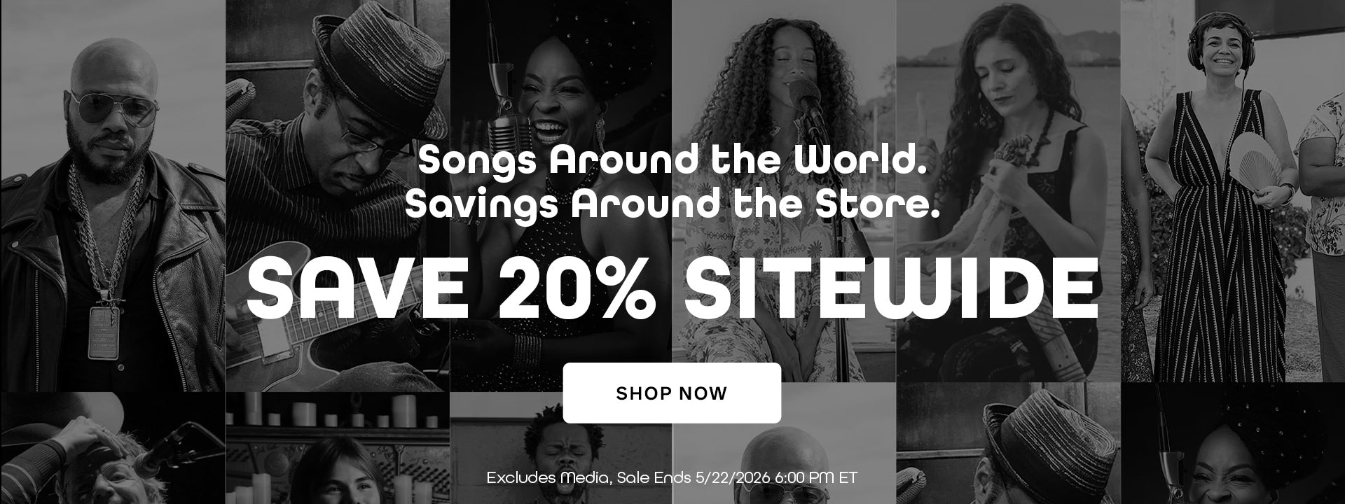 Songs around the world. Savings around the store. save 20% sitewide. Shop Now. Excludes Media. Sale ends. 5/22/2026 6:00PM ET. 