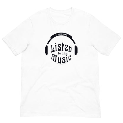 Listen to the Music White T-Shirt