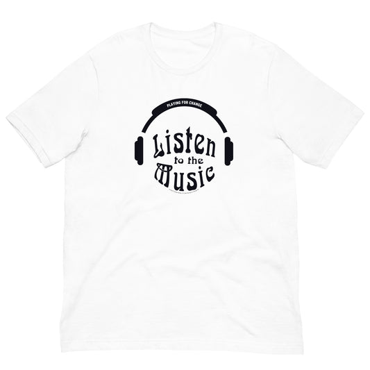 Listen to the Music White T-Shirt