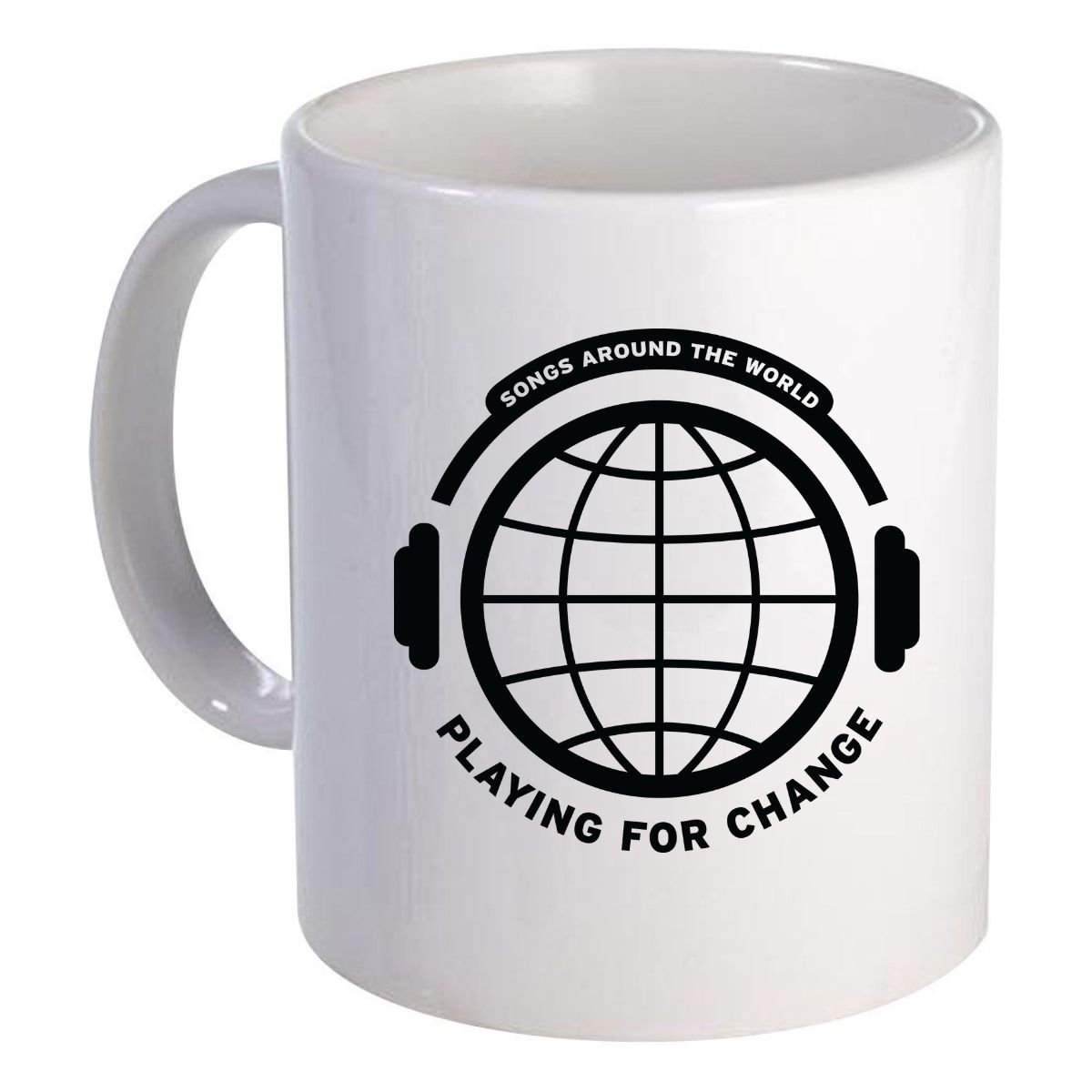 Global Headphones Ceramic Mug