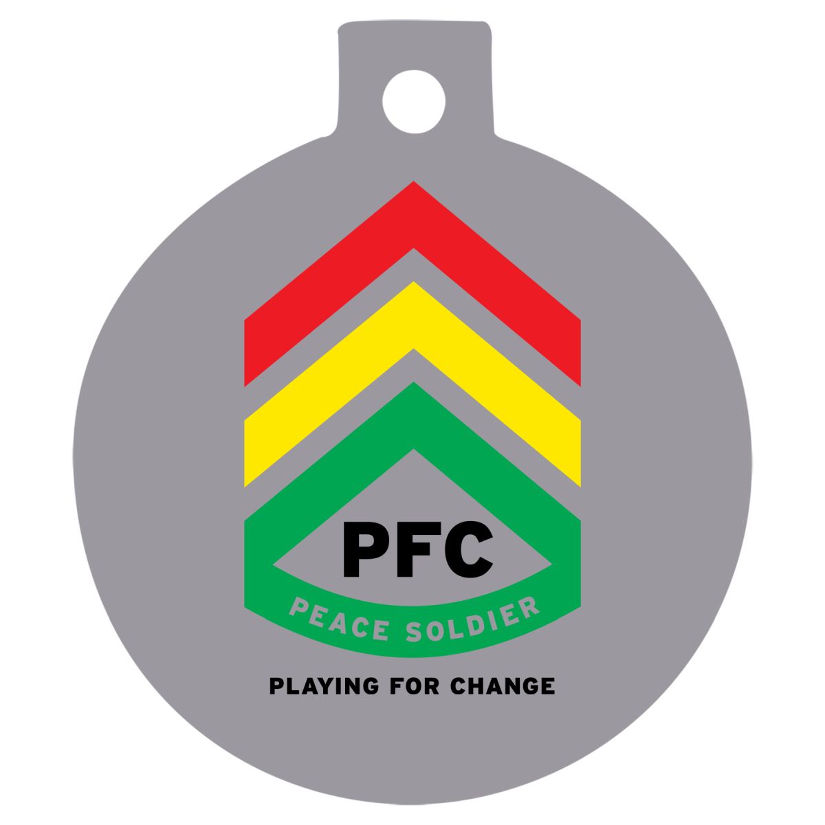 Peace Soldier Round Ornament