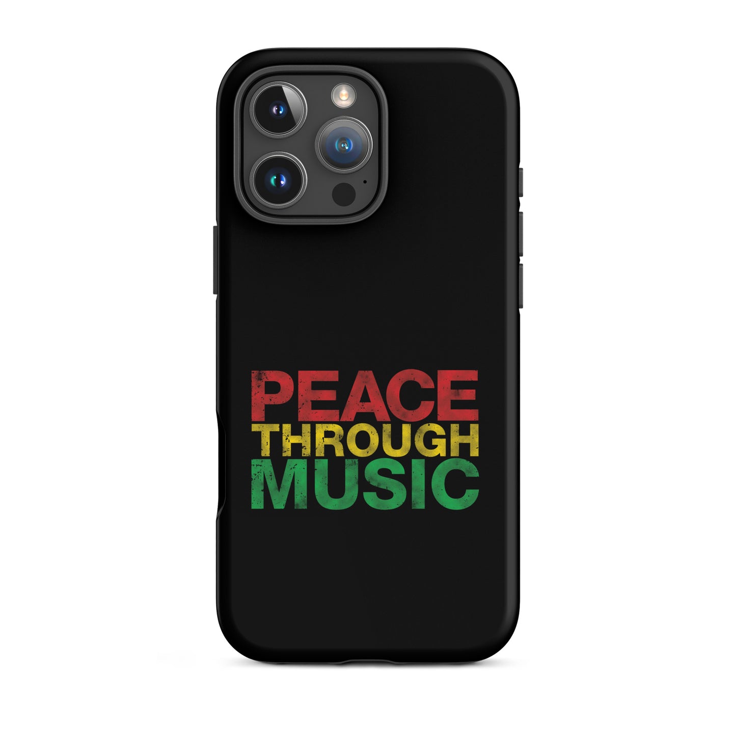 Peace Through Music iPhone Case