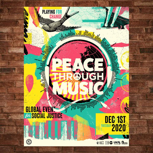 Peace Through Music Poster