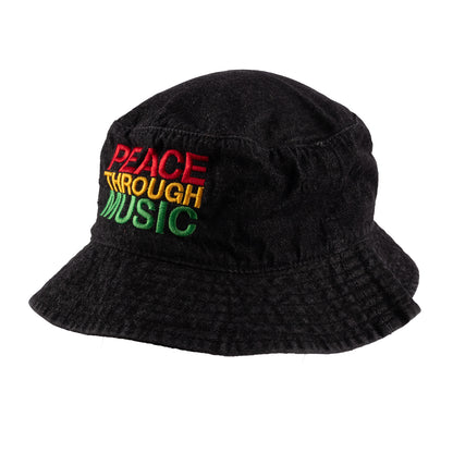 Peace Through Music Bucket Hat