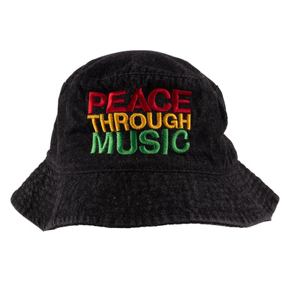 Peace Through Music Bucket Hat