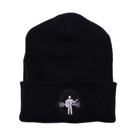 Black and White Logo Cuffed Beanie