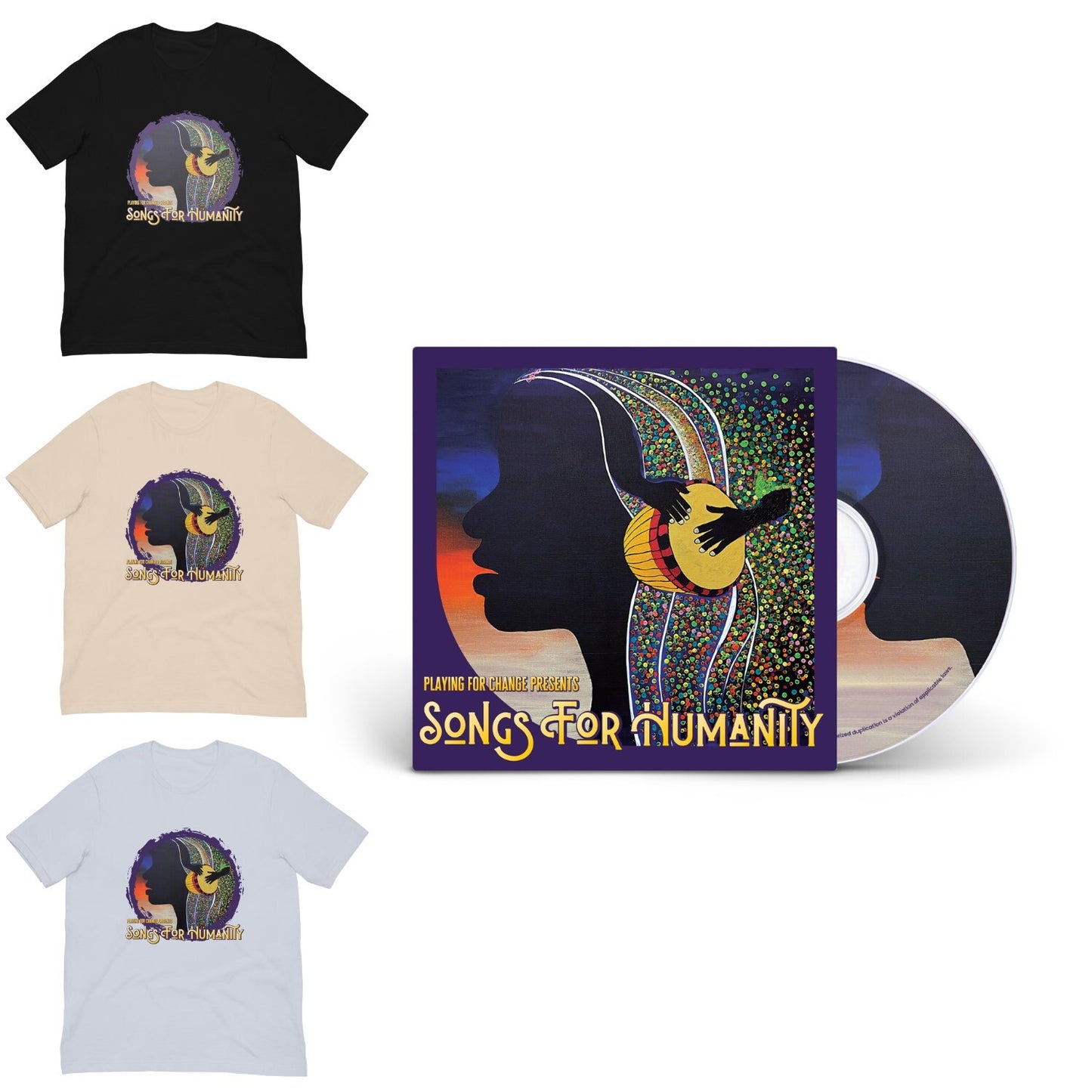 Songs for Humanity CD and Tee